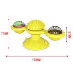 Sucker Turn Windmill Cat Toy Funny Cat Creative Spin Ball - Imagen 4