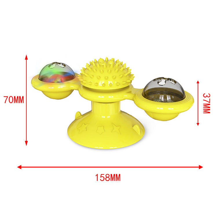 Sucker Turn Windmill Cat Toy Funny Cat Creative Spin Ball - Image 4