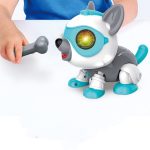 Children's Voice-activated Touch-sensing Electronic Robot Dog - 画像 (2)