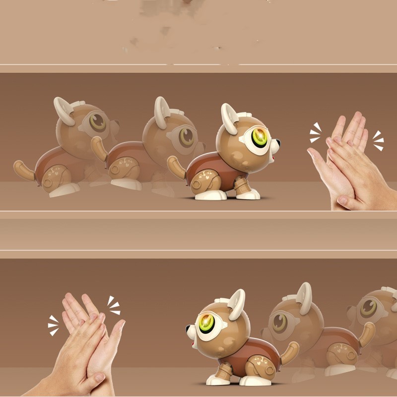 Children's Voice-activated Touch-sensing Electronic Robot Dog - Image 4