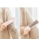 2-1 Reusable Pet Hair Remover Brush Lint Roller Portable Effective Self Cleaning Tool for Cat Dog Fur Hair Dust Removal Brush - Imagem 5