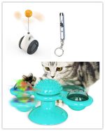 Sucker Turn Windmill Cat Toy Funny Cat Creative Spin Ball - Imagen 5