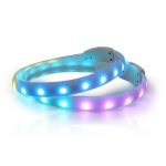 Flash Collar For Dogs USB Charging Anti-Lost Silicone Necklace Pet Products - Imagem 5