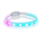 Flash Collar For Dogs USB Charging Anti-Lost Silicone Necklace Pet Products - Imagem 4