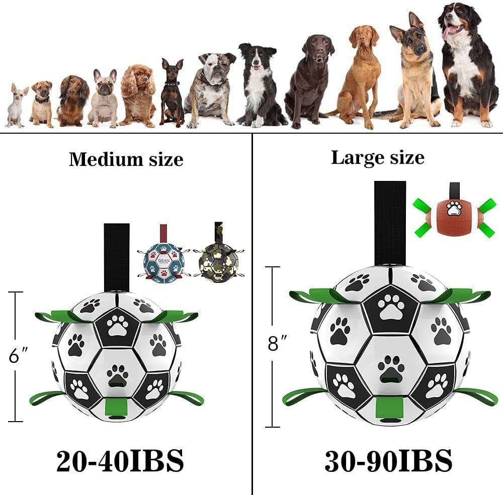 Interactive Dog Football Toy Soccer Ball Inflated Training Toy For Dogs Outdoor Border Collie Balls For Large Dogs Pet Supplies - Image 7