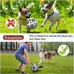 Interactive Dog Football Toy Soccer Ball Inflated Training Toy For Dogs Outdoor Border Collie Balls For Large Dogs Pet Supplies - Imagem 5
