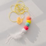 Cat Toys Simulated Cute Toys Funny Self-hey Interactive Toy Rope Grabbing Mouse Telescopic Hanging Cat Pet Supplies - Imagen 4
