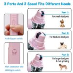 2 In 1 Pet Nail Clippers With Led Light Dog Cat Special Blood Line Scissors Multifunction Animals Paw Nail Trimmer Pet Supplies - Imagem 5