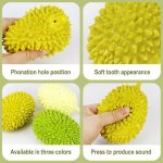 Dog Toys Durian Chew Glue Ball Pet Chewing Toys Dog Tooth Grinding Stick Very Resistant To Biting Teeth Cleaning Balls Puppy Dog Pet Safety Chew Toys Bite-Resistant Puppy Shape Durable Durian - Imagem 10