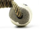 Pet Dumbbell Rope Tennis Ball Chew Toys Teeth Cleaning - Imagen 3