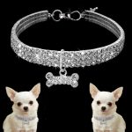 Bling Rhinestone Dog Collar Crystal Puppy Chihuahua Pet Dog Collars Leash For Small Medium Dogs Cats - Imagen 3