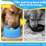 Pet Slow Feeder Non-Slip Spherical Dog Licking Bowl Anti-Choking Dog Bowl Lick Toy For Liquid Treats Bone Broth Yogurt - Imagem 7