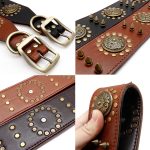 Leather Stud Dog Collar Large Dog Anti-Bite Stud Dog Collar - 图片 2