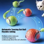 New Interactive Cat Toys Ball Auto Electric Rolling Ball Toys For Cat Kitty Pets Smart Automatic Teaser USB Rechargeable Cat Toy Pet Products - Imagen 2
