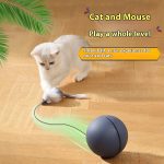 Cat Toys Mouse Teaser Ball Funny Moving Toy For Pets Cat Dog Electric Teaser Ball Automatic Intelligent Rolling Ball Pet Products - 图片 2