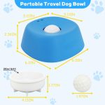 Pet Slow Feeder Non-Slip Spherical Dog Licking Bowl Anti-Choking Dog Bowl Lick Toy For Liquid Treats Bone Broth Yogurt - Imagem 5
