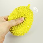 Dog Toys Durian Chew Glue Ball Pet Chewing Toys Dog Tooth Grinding Stick Very Resistant To Biting Teeth Cleaning Balls Puppy Dog Pet Safety Chew Toys Bite-Resistant Puppy Shape Durable Durian - Imagem 6