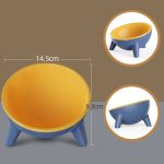 Cat Dog Bowl With Stand Pet Feeding Food Bowls Dogs Bunny Rabbit Nordic Color Feeder Product Supplies Pet Accessories - Imagem 3
