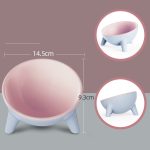 Cat Dog Bowl With Stand Pet Feeding Food Bowls Dogs Bunny Rabbit Nordic Color Feeder Product Supplies Pet Accessories - Imagem 4