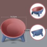 Cat Dog Bowl With Stand Pet Feeding Food Bowls Dogs Bunny Rabbit Nordic Color Feeder Product Supplies Pet Accessories - Imagem 5