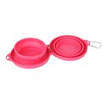 Rubber Foldable Double Bowl Pet Feeding Bowl Pets Supplies Dog Cat Bowls - Imagem 9
